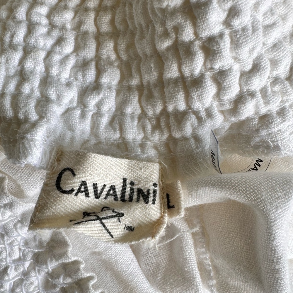 Cavallini  Linen Pants High Waisted Straight Leg Drawstring Pants with Pockets - Picture 6 of 7
